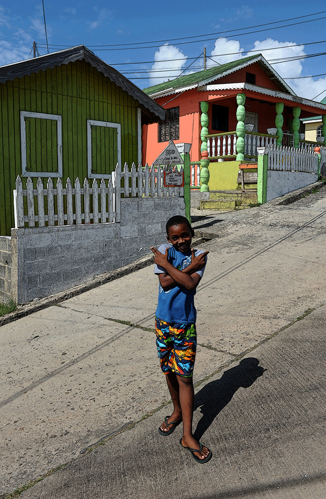 St Vincent and the Grenadines Caribbean Boy, Mayreau